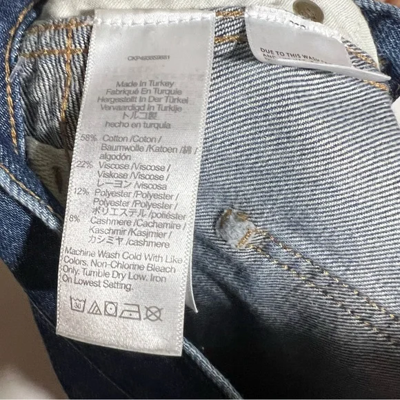 Madewell Superwide-Leg Blue Jeans Softdrape Denim Edition Size 29 NWT